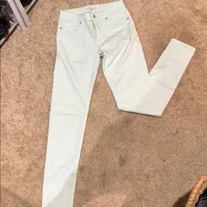 H&M Mint Skinny Jeans
